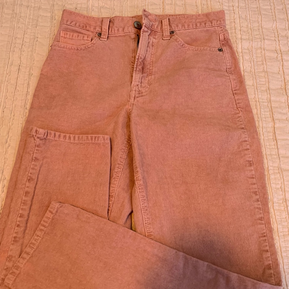 American Eagle Corduroy Pink Jeans